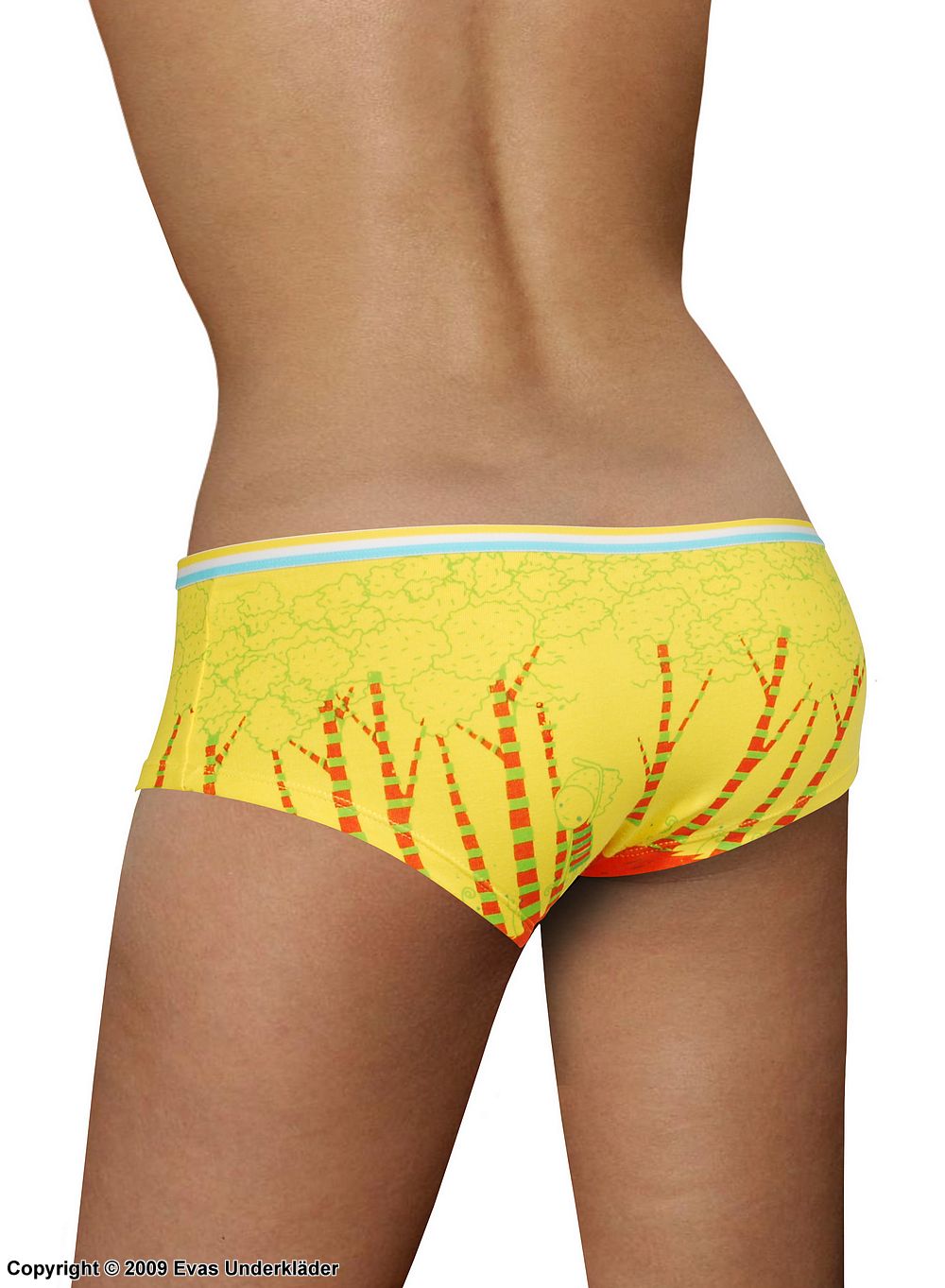 Hipster panty with trees